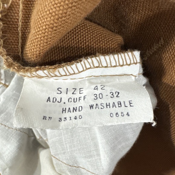 Vintage Game Winner Pants Mens 38x27 Upland Brush‎ Guard Double Knee Hunting - Picture 5 of 16